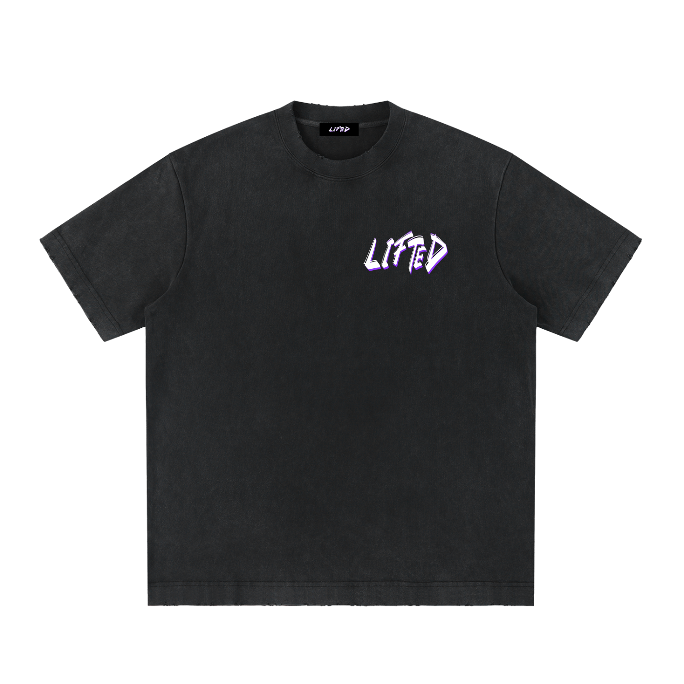 Heavyweight Vintage Washed Frayed T-Shirt