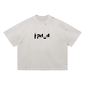 Vintage Washed Distressed Boxy Oversized T-Shirt