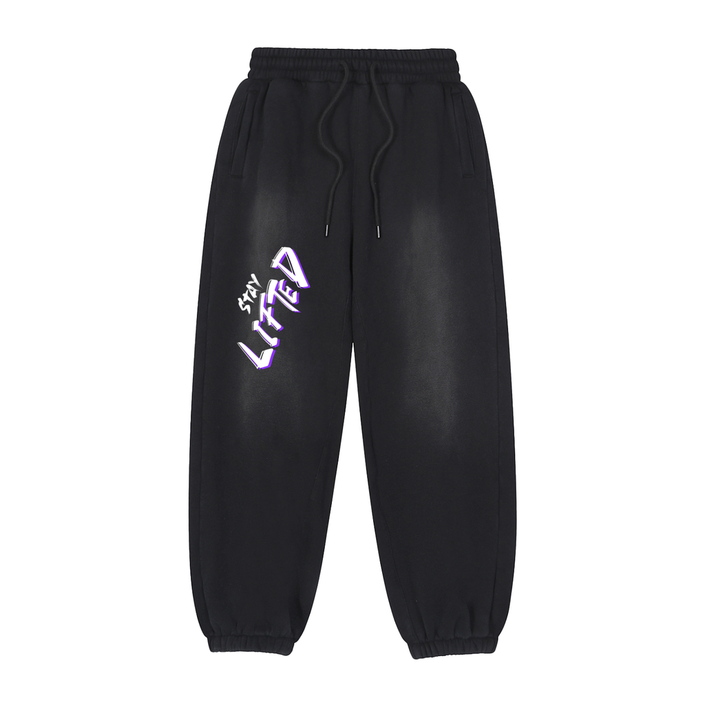 Vintage Washed Fleece Jogger Sweatpants