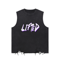 Snow Washed Raw-Hem Tank Top