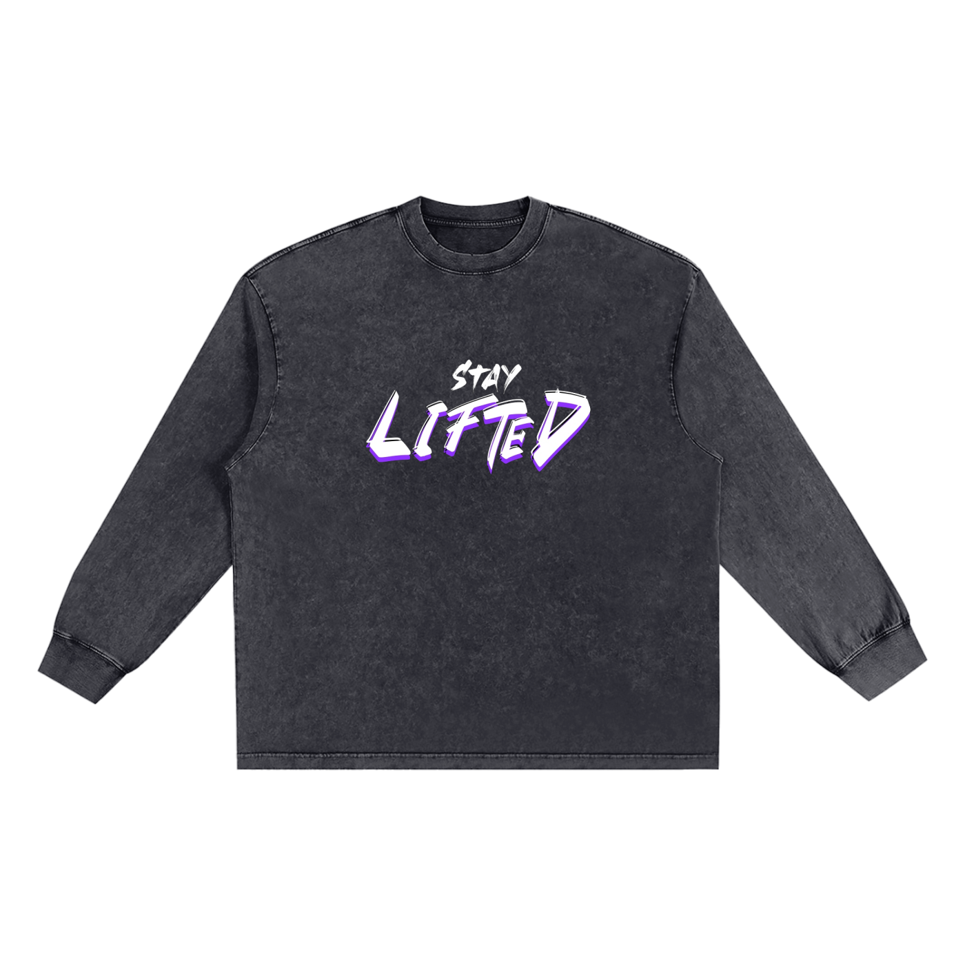 Snow Washed Frayed Edge T-Shirt