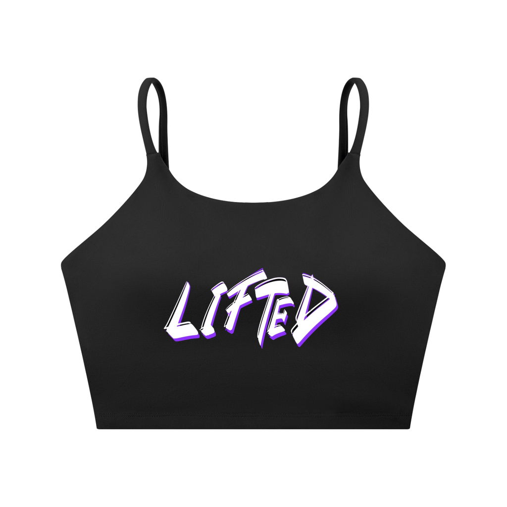 Spaghetti Strap Yoga Sports Bra