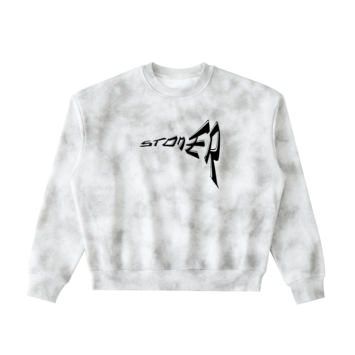 Dirty Washed Boxy Fleeced Sweatshirt