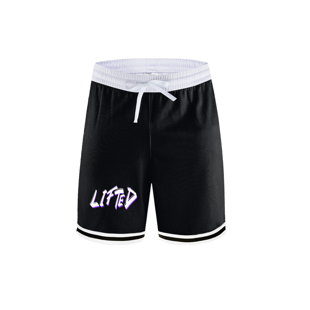 Classic Stripe Trim Basketball Shorts