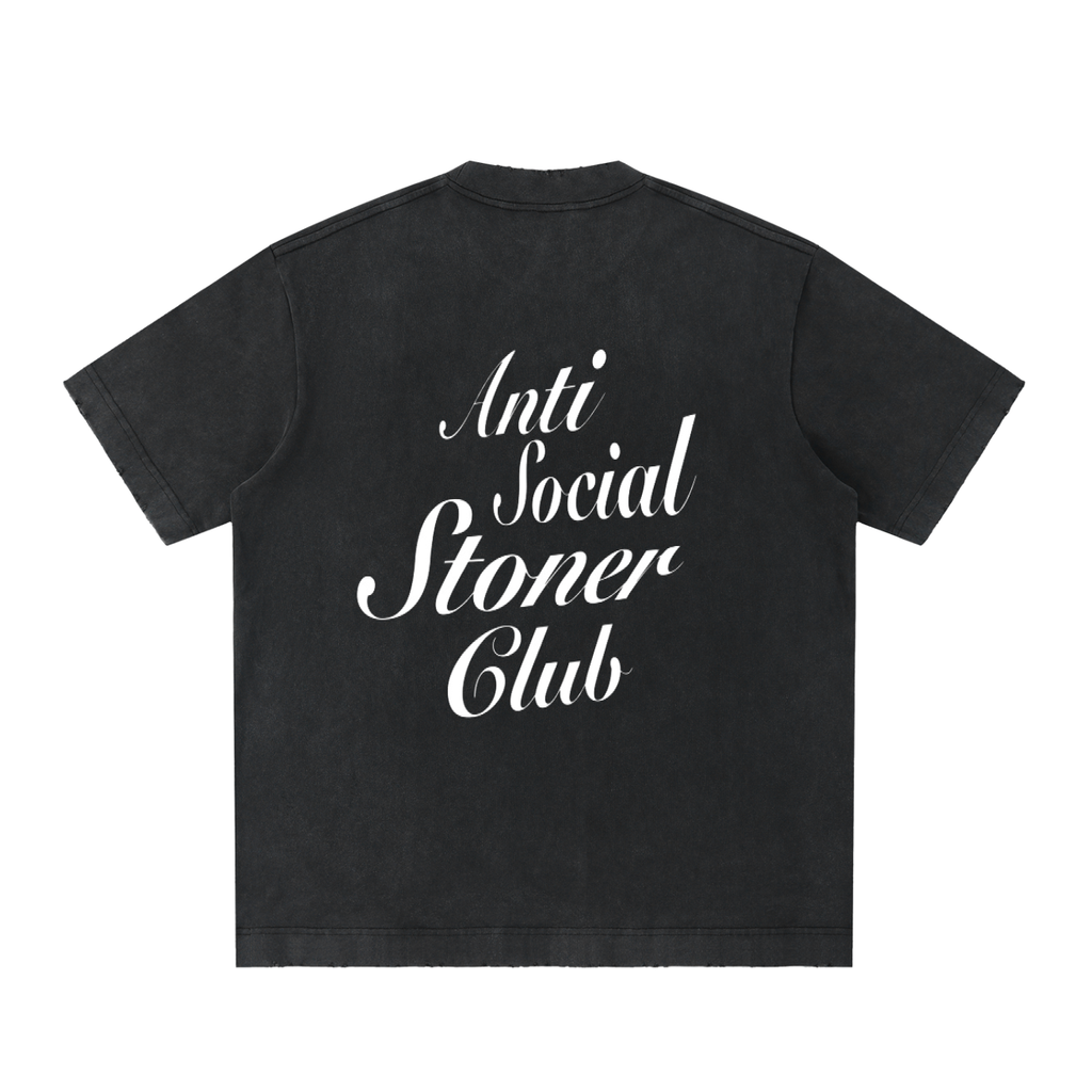 Heavyweight Vintage Washed Frayed T-Shirt