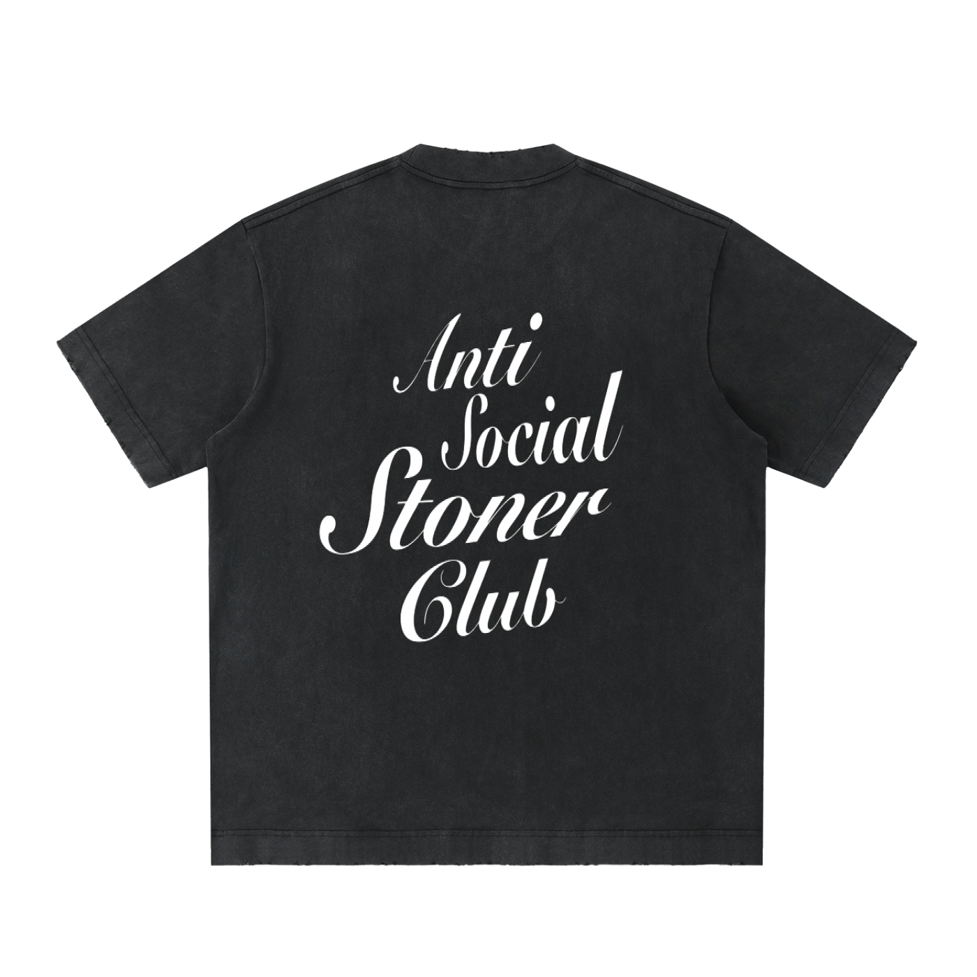 Heavyweight Vintage Washed Frayed T-Shirt