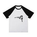 Contrast Raglan Sleeve Mesh T-Shirt